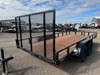 Built Trailers 2026 84"X16' Utility Trailer | Tandem Axle, RAMPGATE