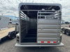GR Trailers 2027 82"X24' Stock Combo Trailer | 6'8X24 STOCK COMBO, SMOOTH RUBBER FLOOR, 4' DOUBLE DOOR STRAIGHT TACK, SWING SADDLE RACK, 48" ESCAPE 14K