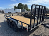 Raw Maxx Trailers 2027 UTX 77"X12' Utility Trailer | Tandem Axle, 2" ROUND TUBE RAIL, 4' GATE, 8 PLY TIRES, 7K