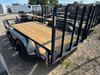Raw Maxx Trailers 2027 UTX 77"X12' Utility Trailer | Tandem Axle, 2" ROUND TUBE RAIL, DOVE/4' GATE, 8 PLY TIRES, 7K