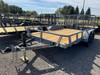 Raw Maxx Trailers 2027 UTX 83"X14' Utility Trailer | Tandem Axle, 2" ROUND TUBE RAIL, 4' GATE, 8 PLY TIRES 7K