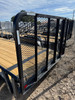 Raw Maxx Trailers 2027 UTX 83"X16' Utility Trailer | Tandem Axle, 2" ROUND TUBE RAIL, 4' GATE WITH DOVETAIL, 8 PLY TIRES 7K
