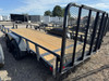Raw Maxx Trailers 2027 UTX 83"X16' Utility Trailer | Tandem Axle, 2" ROUND TUBE RAIL, 4' GATE WITH DOVETAIL, 8 PLY TIRES 7K