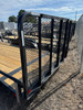Raw Maxx Trailers 2027 UTX 83"X16' Utility Trailer | Tandem Axle, 2" ROUND TUBE RAIL, 4' GATE WITH DOVETAIL, 8 PLY TIRES 7K