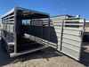 GR Trailers 2027 80"X20' Stock Combo Trailer | Tandem Axle 14K, SMOOTH RUBBER FLOOR, ESCAPE 48", 4' DOUBLE DOOR TACK, SWING OUT SADDLE RK, FULL SWING SLIDE REAR GATE