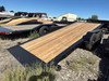 P.J. Trailers 2027 TY 83"X20' Equipment Tilt Trailer | Tandem Axle 14K, 8" I-Beam, 16' Tilt Deck, Torsion Axles, Steel Fenders, Locking Box, 14ply Tires