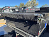 P.J. Trailers 2027 D7 83"X14' Scissor Dump Trailer | Tandem Axle 14K, 6" Channel, 24" Sides, Spreader Gate, Scissor Lift, Tarp Kit, Slide In Ramps