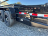 P.J. Trailers 2027 D7 83"X14' Scissor Dump Trailer | Tandem Axle 14K, 6" Channel, 24" Sides, Spreader Gate, Scissor Lift, Tarp Kit, Slide In Ramps