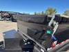 P.J. Trailers 2027 D7 83"X14' Scissor Dump Trailer | Tandem Axle 14K, 6" Channel, 24" Sides, Spreader Gate, Scissor Lift, Tarp Kit, Slide In Ramps