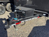 P.J. Trailers 2027 D7 83"X14' Scissor Dump Trailer | Tandem Axle 14K, 6" Channel, 48" Sides, Spreader Gate, Scissor Lift, Tarp Kit, Slide In Ramps
