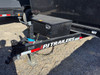 P.J. Trailers 2027 D7 83"X14' Scissor Dump Trailer | Tandem Axle 14K, 6" Channel, 48" Sides, Spreader Gate, Scissor Lift, Tarp Kit, Slide In Ramps