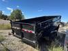 P.J. Trailers 2027 DE 83"X16' Low Profile Dump Trailer | Tandem Axle 20K, 10K MANUAL JACKS, Scissor Lift, 7ga Floor, Tarp Kit, Slide In Ramps, Torsion Axles