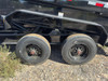 P.J. Trailers 2027 DE 83"X16' Low Profile Dump Trailer | Tandem Axle 20K, 10K MANUAL JACKS, Scissor Lift, 7ga Floor, Tarp Kit, Slide In Ramps, Torsion Axles