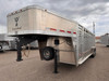 Wilson Trailers 2027 Punchside 84"X24' Stock Trailer | Tandem Axle 16K, Tie Loops Inside and out, Running Boards