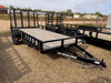 P.J. Trailers 2025 U7 77"X14' Utility Trailer | Single Axle, Rear Rampgate, ATV Side Load Ramps