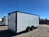 Alcom Trailers 2024 STEALTH 90"X20' V-Nose Cargo Trailer | Tandem Axle 7K, Airline Recessed Track, 7' Tall, Luan Interior, Passenger Side Door