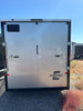 Charmac Trailers 2025 ATLAS 84"X12' V-Nose Cargo Trailer | Single Axle, Rear Ramp Door, Passenger Side Door Access, Diamond Plate Tredbrite