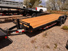 GR Trailers 2026 82"X22' Equipment Trailer | Tandem Axle 14K, 6" Channel Frame, Straight Deck, Slide In Ramps