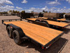 GR Trailers 2026 82"X18' Equipment Trailer | Tandem Axle 7K, 5" Channel Frame, Straight Deck, Slide In Ramps