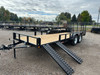 GR Trailers 2025 82"X20' Utility Trailer | Tandem Axle, Channel Pipetop Rail, Side Load ATV Ramps, Rear Rampgate