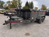 Maxx-D Trailers 2027 DTX 83"X14' Telescopic Dump Trailer | Tandem Axle 15.6K, 36" Sides, Wireless Remote, 8" I-Beam Frame, Tarp Kit, Slide In Ramps, Spreader Gate