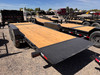 P.J. Trailers 2027 T6 83"X20' Car Hauler Gravity Tilt Trailer | Tandem Axle 14K, 16' Tilt Deck, 4' Stationary, Fork Holders, Torsion Axles, Locking Lid, Bolt On Steel Fenders