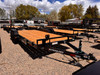 P.J. Trailers 2026 CE 18' Car Hauler Trailer | Tandem Axle 10K, Dovetail, Slide In Ramps, Rear Support Jacks, Bolt On Steel Fenders