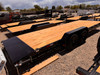 P.J. Trailers 2026 CE 22' Car Hauler Trailer | Tandem Axle 10K, Dovetail, Slide In Ramps, Rear Support Jacks, Bolt On Steel Fenders