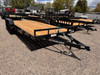P.J. Trailers 2026 C4 18' Car Hauler Trailer | Tandem Axle 7K, Dovetail, Slide In Ramps, Bolt On Diamond Plate Steel Fenders