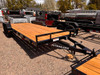 P.J. Trailers 2026 C4 20' Car Hauler Trailer | Tandem Axle 7K, Dovetail, Slide In Ramps, Bolt On Diamond Plate Steel Fenders