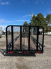 P.J. Trailers 2025 U2 72"X14' Utility Trailer | Single Axle, 4' Spring Assisted Rampgate, Aluminum Diamond Plate Fenders, Ready Rail Channel Top Rails