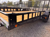 P.J. Trailers 2026 U7 77"X14' Utility Trailer | Single Axle 2.995K, 4' Spring Assisted Rampgate, ATV Side Load Ramps, Diamond Plate Steel Fenders, Ready Rail Channel Top Rails