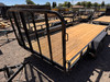 P.J. Trailers 2027 UL 83"X18' Utility Trailer | Tandem Axle 7K, 4' Rear Rampgate, ATV Side Load Ramps, Diamond Plate Steel Fenders, Ready Rail Channel Top Rails