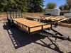 P.J. Trailers 2027 UL 83"X20' Utility Trailer | Tandem Axle 7K, ATV Side Load, 4' Spring Assisted Rear Ramp Gate, Ready Rail Channel Top Rails