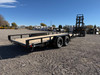 P.J. Trailers 2026 UL 83"X20' Utility Trailer | Tandem Axle 10K, 12" OC Crossmembers, Pull-Out Ramps, Rear Support Jacks, Diamond Plate Steel Fenders