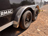 Charmac Trailers 2026 STEALTH 90"X16' V-Nose Cargo Trailer | Tandem Axle 7K, Rear Stablizing Jacks, 7' Tall, Rear Ramp Door, Rubber Diamond Plate Floor, White Interior
