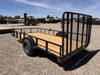 GR Trailers 2026 82"X14' Utility Trailer | Single Axle 2.99K, Pieptop Rails, Spring Assist Rampgate