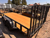 GR Trailers 2026 82"X16' Utility Trailer | Tandem Axle 7K, Pieptop Rails, Spring Assist Rampgate, Spare Tire Mount