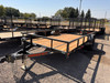 Maxx-D Trailers 2027 S3X 83"X14' Utility Trailer | Single Axle 2.99K, 4" Channel Frame, Tongue, Tube Rail, 1' Dovetail, 4' Rear Rampgate, Spare Tire Mount