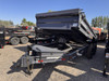 Iron Bull Trailers 2027 DWB 83"X14' Scissor Dump Trailer | Tandem Axle 14.999K, 24" Sides, Slide In Ramps, Tarp Kit