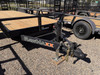 Raw Maxx Trailers 2026 UTX 83"X24' Utility Trailer | Tandem Axle 10K, 2" Round Tube Rail, 4' Split HD Gate, Dovetail