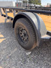 Raw Maxx Trailers 2027 UTX 77"X12' Utility Trailer | Single Axle 3.5K, 4' Ramp Gate, Pipetop Rails, Tread Brite Trim, Steel Diamond Plate Fenders