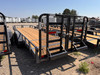 Raw Maxx Trailers 2026 UTX 83"X24' Utility Trailer | Tandem Axle 10K, Dovetail, Split HD Ramp Gate, Spare Tire Mount, Pipetop Rail, Steel Diamond Plate Fenders