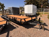 Raw Maxx Trailers 2026 UTX 83"X24' Utility Trailer | Tandem Axle 10K, HD Ramp Gate, Spare Tire Mount, Pipetop Rail, Steel Diamond Plate Fenders