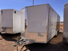 Alcom Trailers 2024 STEALTH 90"X20' V-Nose Cargo Trailer | Tandem Axle 7K, Ramp Door, White Interior, 7' Tall