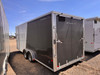 Alcom Trailers 2024 STEALTH 90"X20' V-Nose Cargo Trailer | Tandem Axle 7K, Ramp Door, White Interior, 7' Tall