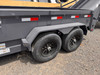 Iron Bull Trailers 2026 DCB 72"X12' Scissor Dump Trailer | Tandem Axle 9.99K, Power Up Down, Slide In Ramps
