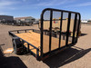 P.J. Trailers 2026 U7 77"X14' Utility Trailer | Single Axle 2.995K, ATV Side Ramps, Steel Diamond Plate Fenders 4" Spring Assisted Rar Rampgate