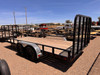 P.J. Trailers 2025 UL 83"X18' Utility Trailer | Tandem Axle 7K, Steel Diamond Plate Fenders 4" Spring Assisted Rar Rampgate