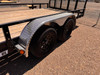 P.J. Trailers 2025 UL 83"X18' Utility Trailer | Tandem Axle 7K, Steel Diamond Plate Fenders 4" Spring Assisted Rar Rampgate